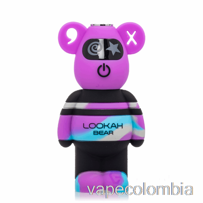 Vape Desechable Lookah Oso 510 Batería Morado Tie-dye